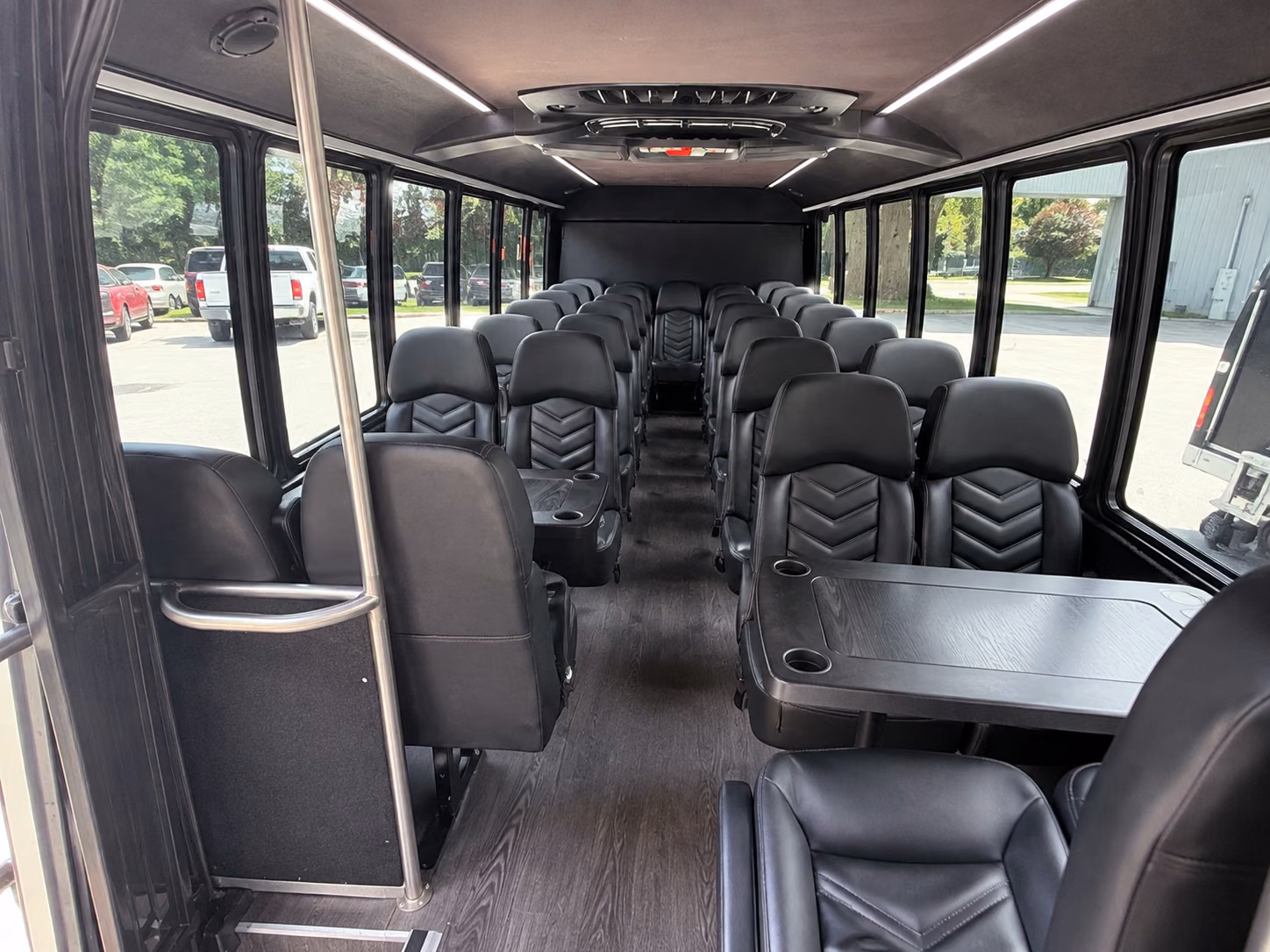 pueblo 18 passenger minibus inside