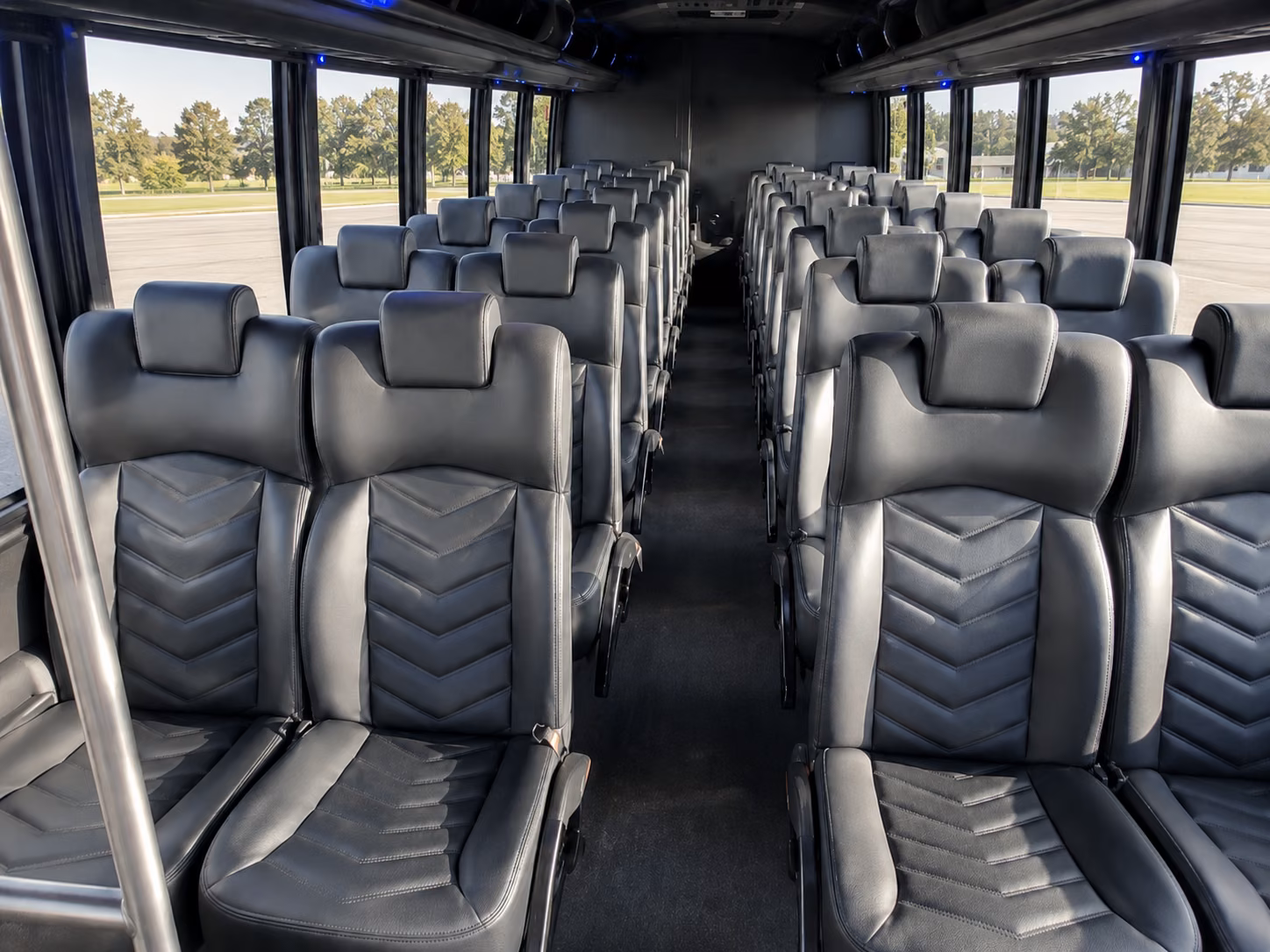 pueblo 20 passenger minibus inside