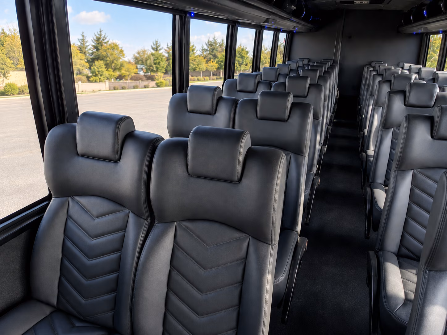 pueblo 20 passenger minibus interior
