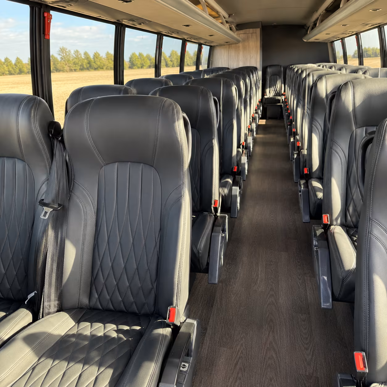 pueblo 25 passenger minibus inside