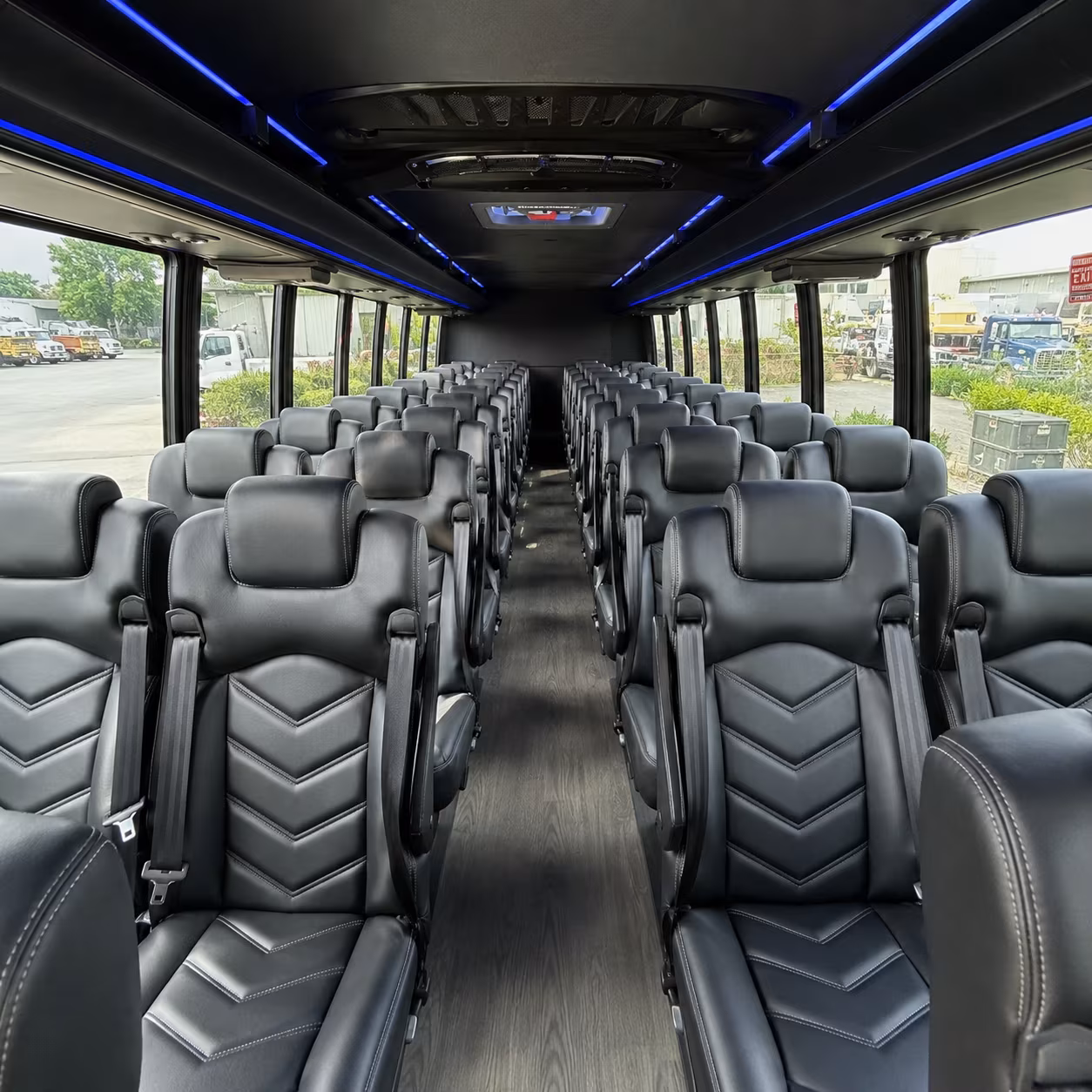 pueblo 30 passenger minibus interior