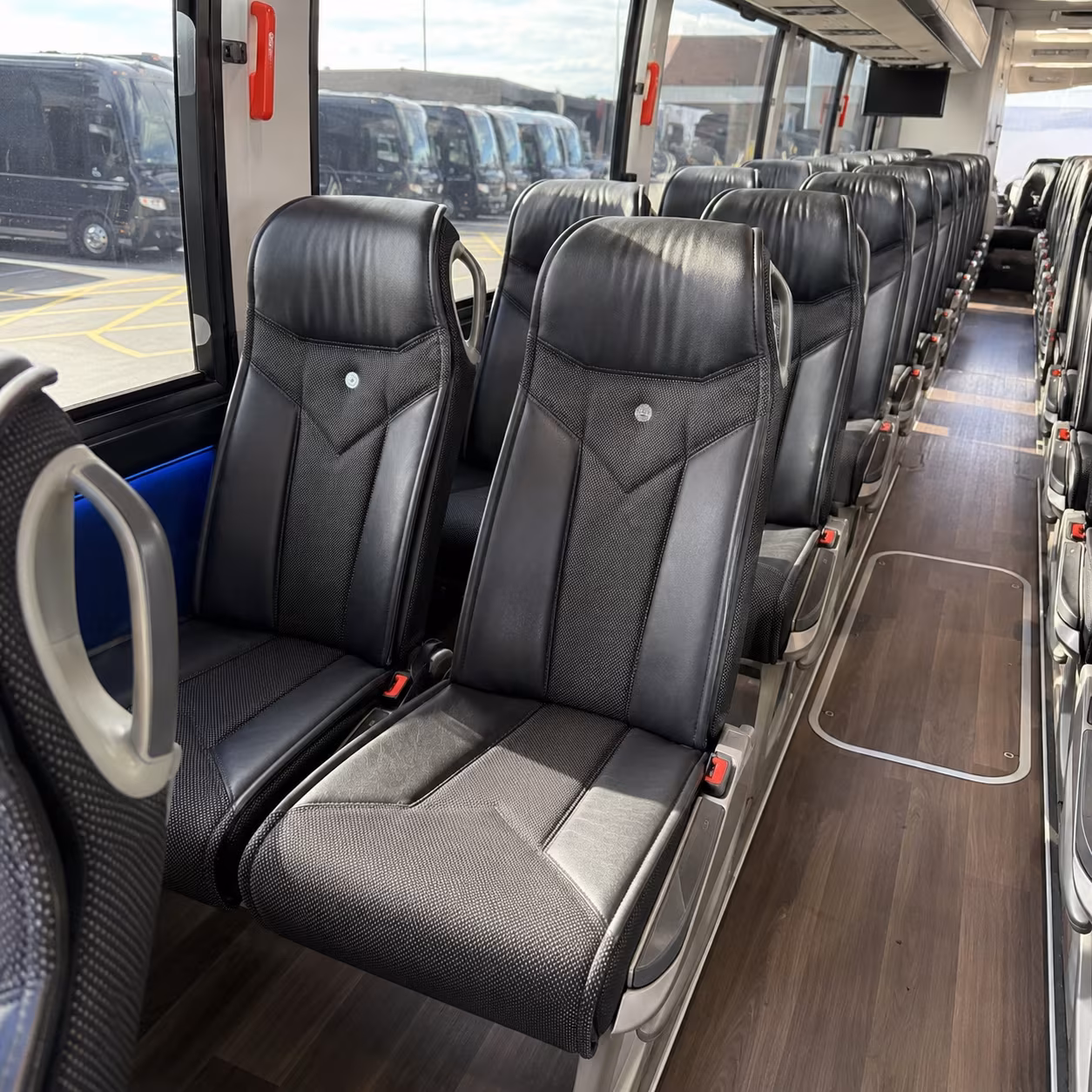 pueblo 40 passenger charter bus interior