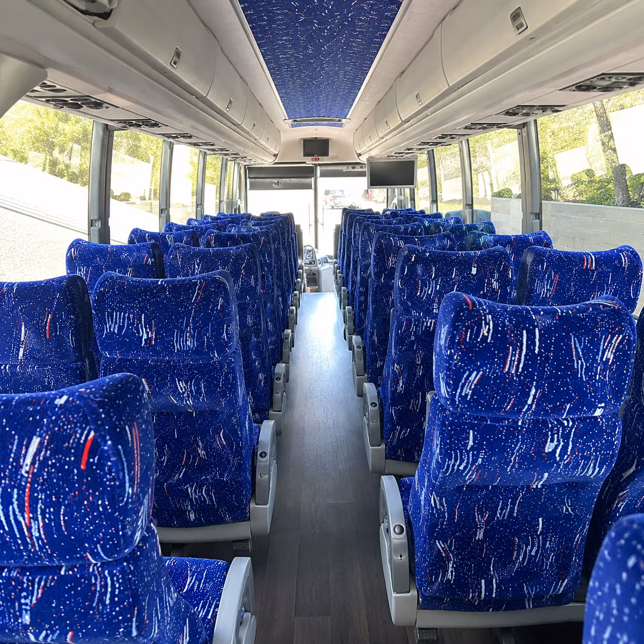 pueblo 50 passenger charter bus interior